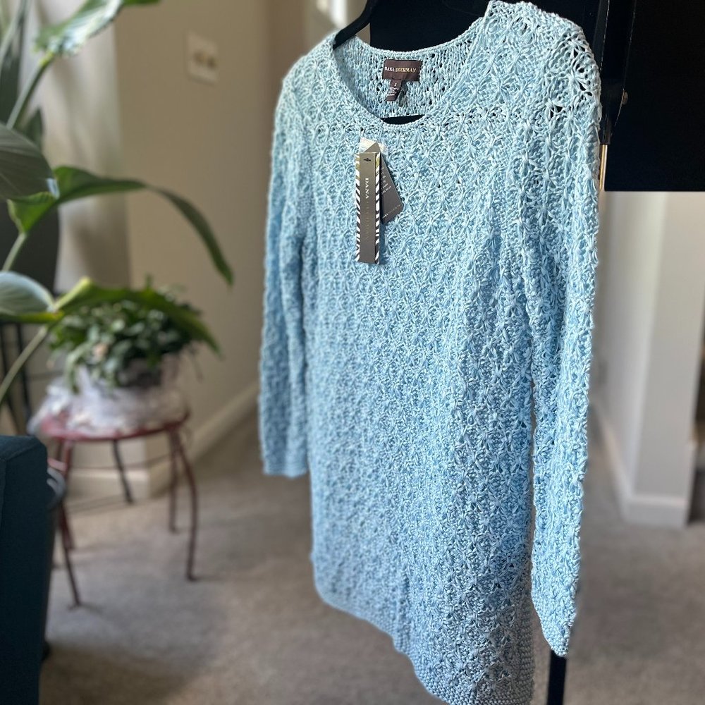 Dana Buchman Lightweight Blue Sweater